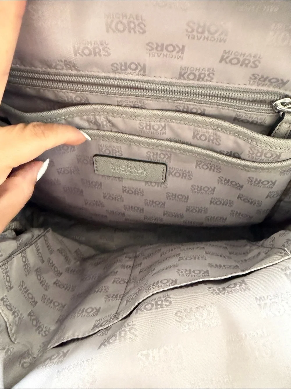 Michael Kors Abbey Medium Nylon Cargo Backpack